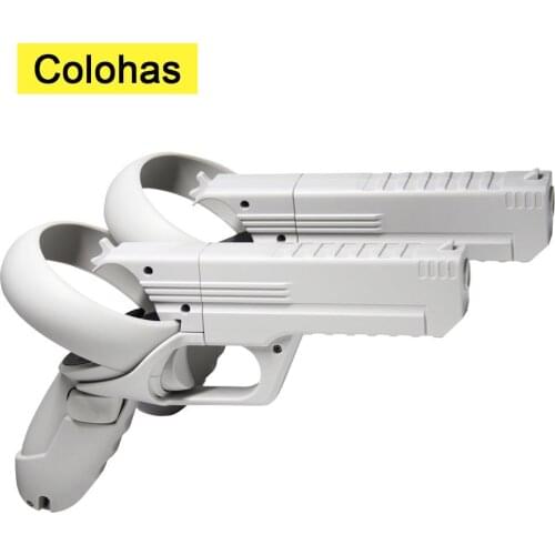 VR Game Gun for Oculus Quest 2 Controllers Accessories Case Enhanced FPS Gaming Experience Compatible with Gun Whip VR Game
