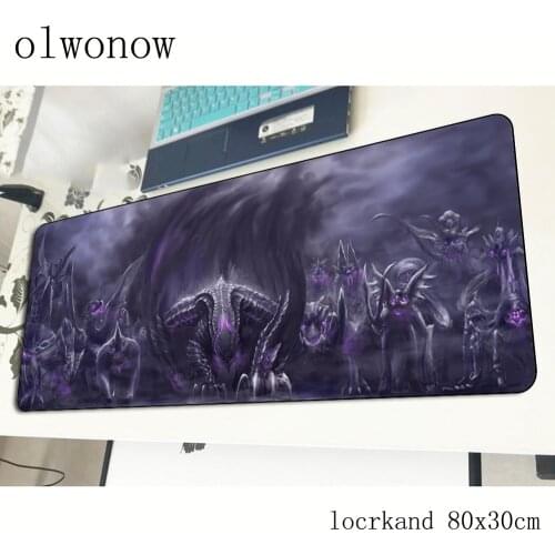Monster Hunter mousepad 80x30cm locked edge gaming mouse pad big gamer mat thick game computer desk padmouse keyboard play mats