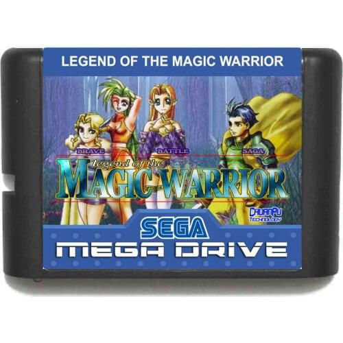 Lengend Of The Magic Warriors 16 bit MD Game Card For Sega Mega Drive For Genesis