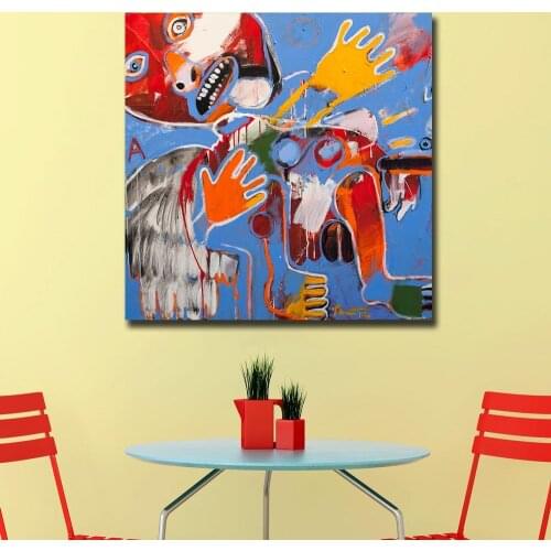 Fashion Oil Painting Pop Art Graffiti Angel Paiting Home Decor on Canvas Modern Wall Art Canvas Print Poster Canvas Painting