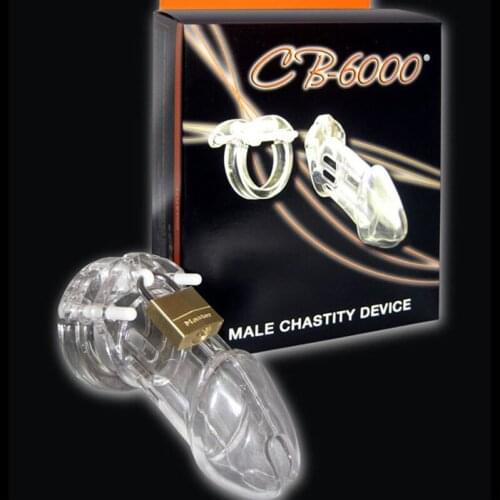 Male penis lock plastic Chastity device bondage with 5 ring CB6000 Cock Cage Adult sex toys, Chastity Lock,Cock Ring,Adult Game