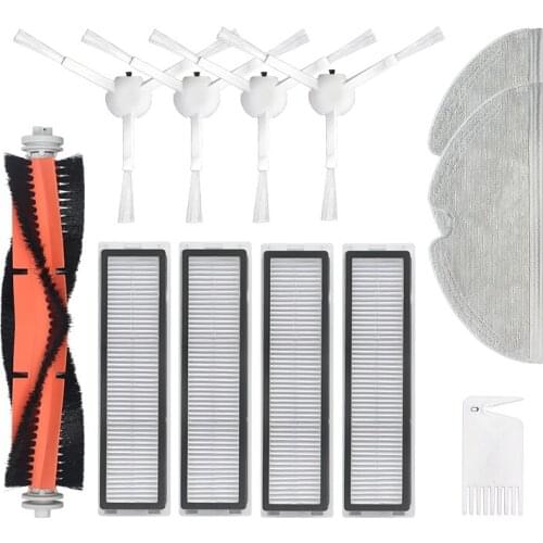 Main brush filter, Side brush Cleaning mop accessories of Dreame D9 series cleaning robot