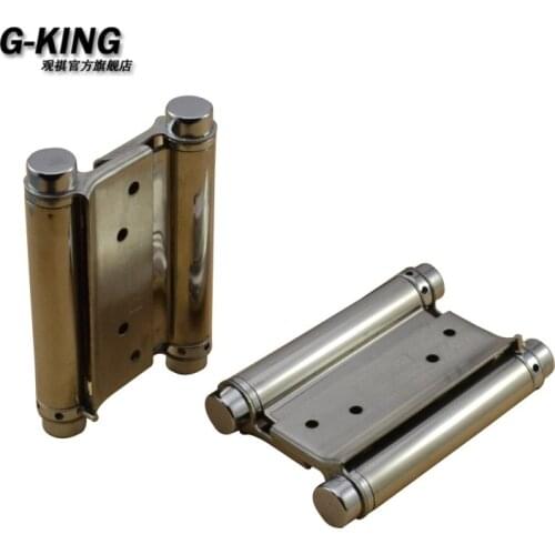 Spring hinge automatic return hinge bidirectional free door closing spring hinge 6 inch bidirectional spring door hinge