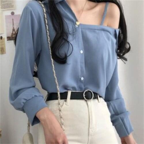 RUGOD 2021 spring new design style strapless single sling women shirt women