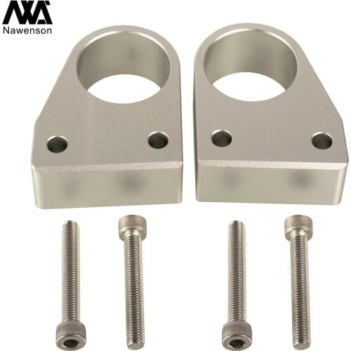 Motorcycle Handlebar Riser Relocation Adapters Aluminum Mounts Extension Kit for VFR800 2014-2018