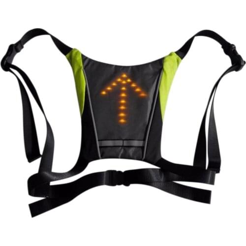 2019 Reflective Safety Vest Outdoor Waterproof 30 pieces LED lights Warning Light Safety Jacket Signal Wireless Remote Control