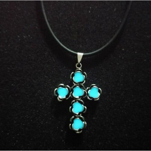 Punk Style Glow In The Dark Necklace Luminous Skull Owl Cross Pendant Necklack Classic Men Women Rope Chain Jewelry Gifts