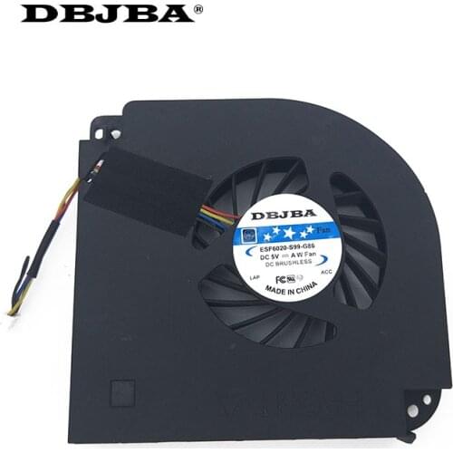 Laptop CPU Cooling Fan for DELL Precision M6500 M6400 CPU FAN W227F DFS601605LB0T N7J57 ZB0508PHV1-6A B3624.13.V1.F.GN