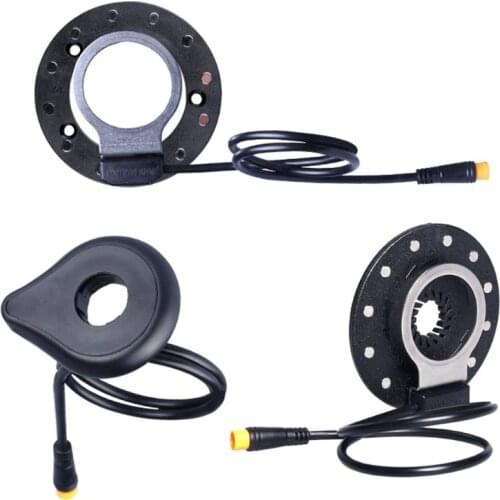 Waterproof Electric Bicycle Pedal Assist Sensor E bike Double Hall 12 Magnet Left/Right Side PAS System DIY eBike Modified Parts