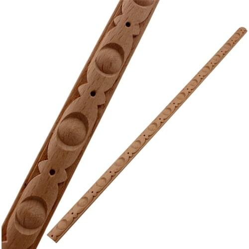 VZLX Line Decoration European Style Wood Round Applique Heart Flower Figurines Miniatures Vintage Home Decor Wooden Feng Shui