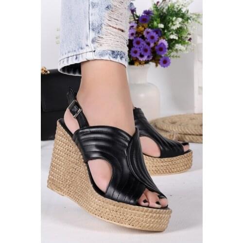 Woggo Pnt 439024 Skin Daily 11 Cm Wedges Female slippers Womens Slippers Woman slippers