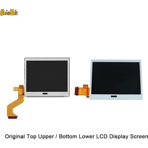 Top Bottom LCD Display Screen For Nintend DS Lite N DSL Game Console Bottom Down LCD Screen For ND SL Repair Part Accessories