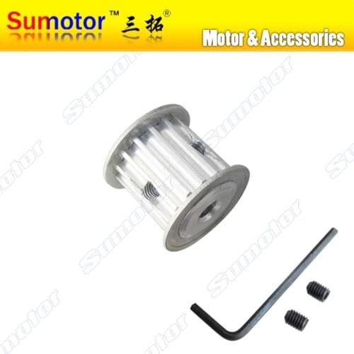 5M 15T Arc HTD tooth 15Teech Pitch 5mm Bore 6mm 6.35mm 8mm Belt Pulleys Timing Pulley for Stepper Servo Motor DIY CNC 3D Printer