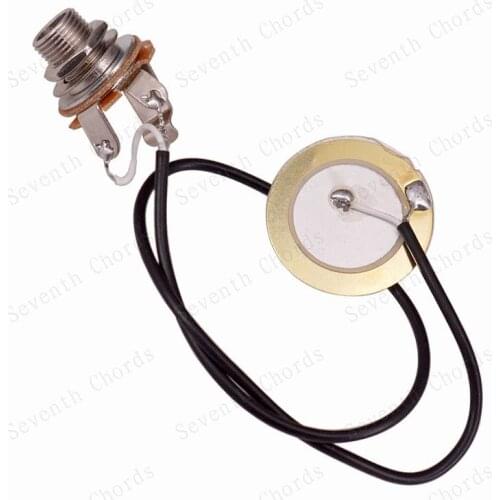 1 Pcs Microphone Mic Piezo Contact Pickup Transducer for Guitar Violin Ukulele Mandoli