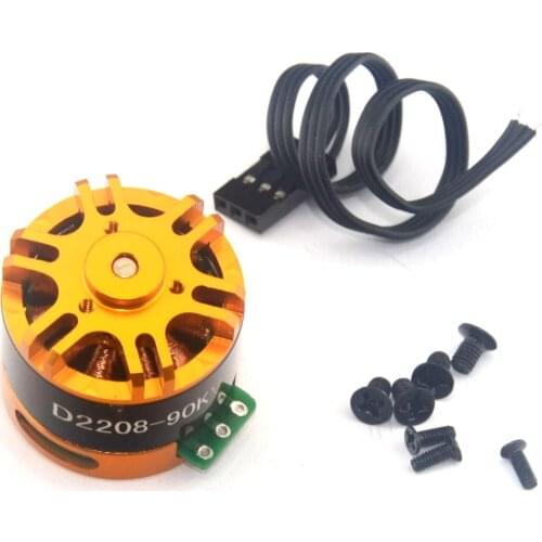 2208 90KV 3mm Shaft Gimbal Brushless Motor for 100-200g Gopro Sport Camera RC Quadcopter Drone FPV