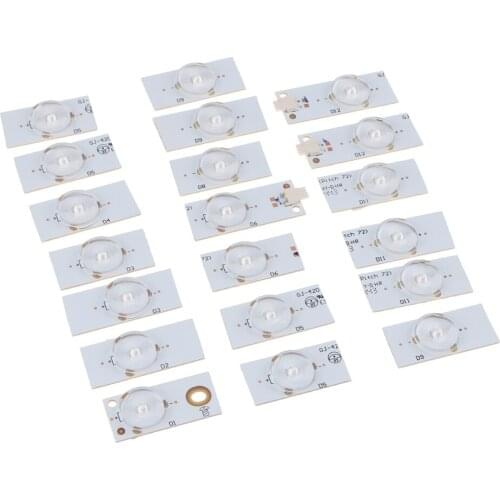 6V SMD Lamp Beads with Optical Lens Fliter for 32-65 inch LED TV Repair Flat Screen TV Accessories