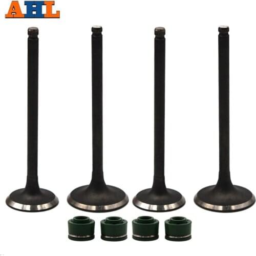 AHL 2 Pairs Intake & Exhaust Valves Valve Stem Oil Seals Spiracle For Yamaha TTR250 TTR 250 (2 Intake & 2 Exhaust)