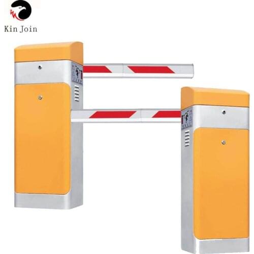 KinJoin Automatic electric boom barrier gate car parking Equipment barrier remote control with 1~5m boom telescopic arm DIY