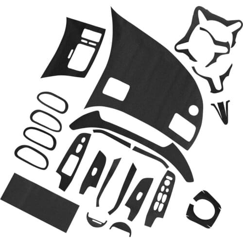 Car Carbon Fiber Pattern Car Interior DIY Decals Trim fit for Honda Civic 2006 2007 2008 2009 2010 2011