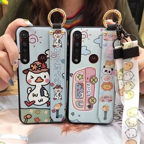 Glitter New Phone Case For MOTO G8 Plus Dirt-resistant Shockproof Cartoon Back Cover For men Cute