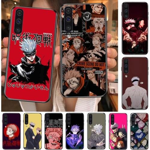 Anime Jujutsu Kaisen Phone cover hull For SamSung Galaxy S8 S9 S10E S20 S21 S5 S30 Plus S20 fe 5G Lite Ultra black soft case