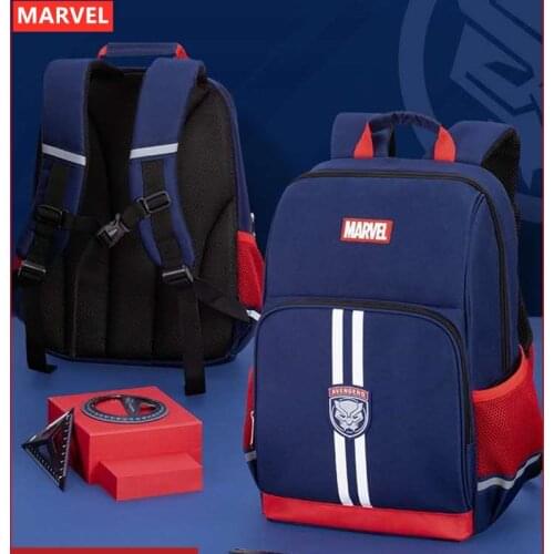 Disney Marvel Avengers School Bags for Boys Primary Student Shoulder Backpack Large Capacity Water Proof Christmas Gift Mochilar