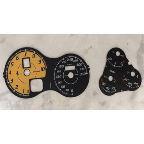 For Ferrari F430 Dashboard Instrument Sports Tachometer Racing Yellow Odometer Paper 2005-2009 Year