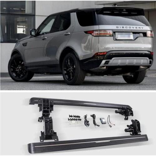 For LAND ROVER Discovery 5 LR5 2017-2022 Electric Automatic Running Boards Side Step Bar Pedals High Quality Motor Switch