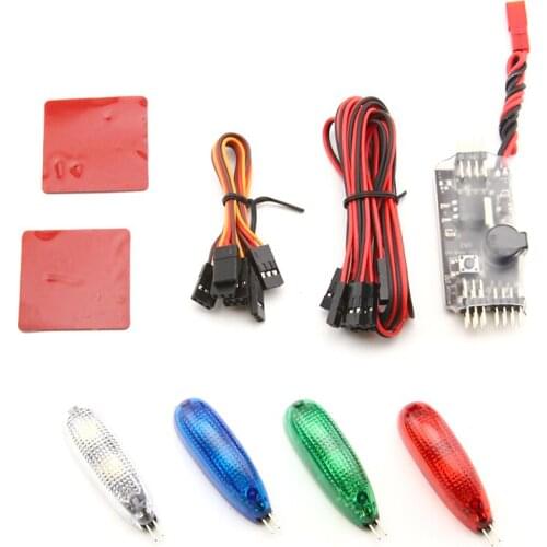 Intelligent Navigation LED Light V1 Red Green White Blue Wireless for Fixed Wing FPV Racing Drone Quadcopter