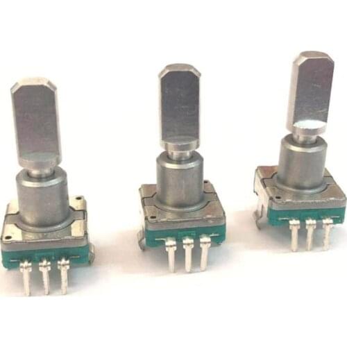 1 Piece EC11 Encoder EC11E15244B2 360 Degree Rotation With Push Switch Shaft Length 20MM 30 Positioning 15 Pulses