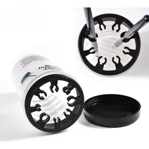 1pc Professional Handy Holder Acrylic Brush Pen Cleaner Cup Washing Water Container Cup Nail Art Brush Pot Tool Nail Accessories