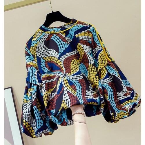 Lihahafang Stand-up Collar Blouses