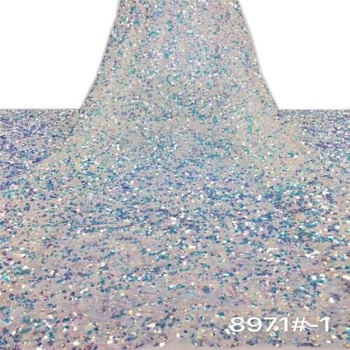 Madison High Quality Sequins Nigerian Lace French lace African Lace Fabric for Party Dress 5yards/lot Free Shipping