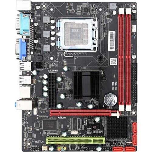G31 Computer Motherboard Dual Channel SATA2.0 M-ATX LGA 775 Pin Supports DDR2X2 Memory With COM+VGA HD Interface