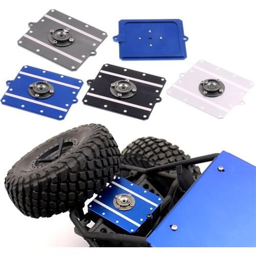 Metal Receiver Box Cover CNC Upper Cover for 1/8 Axial Wraith RR10 90048 RC Crawler Car Accessories