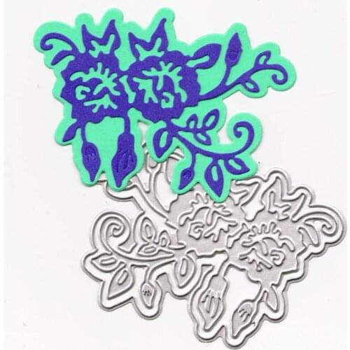 Metal Flowers branch paper die cutting dies for Scrapbooking/DIY Easter wedding Halloween Easter card