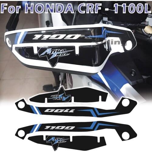 Motorcycle sticker For HONDA Africa Twin CRF 1100L Handguards 3D Gel Stickers CRF1100L Adventure Handlebar Guards stickers