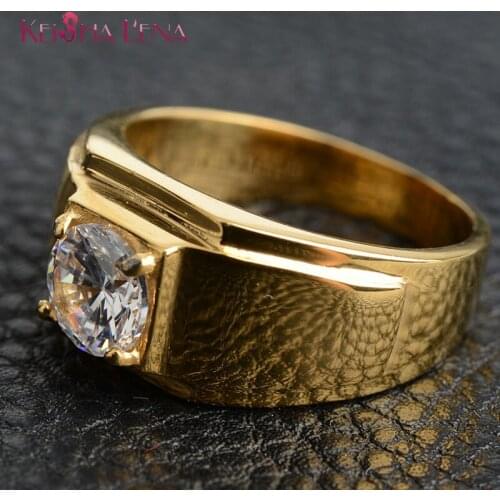 Charm Lovers Stainless Steel Fashion Jewelry Mens womens Bijoux Cubic Zirconia Engagement Wedding Rings