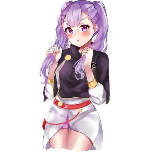 Personality Noelle Silva Black Clover Windows Anime Car Stickers Windows VAN Decal Cartoon Waterproof Graphics Apply To Car Door