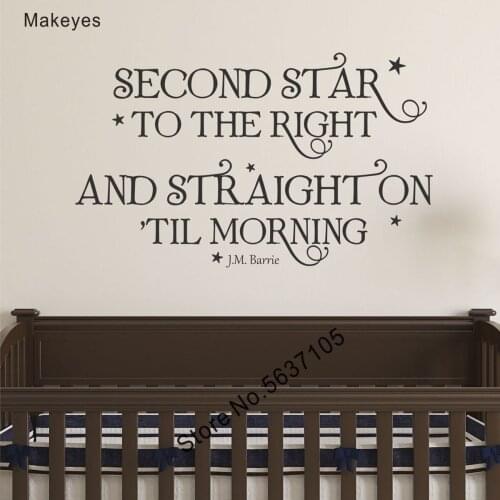 Makeyes Love Quotes Wall Stickers Kids Bedroom Sweet Night Wall Decal Home Wall Decor Art Design Decoration Wallpaper Words Q923