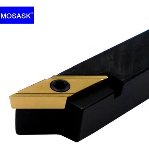 MOSASK TBVCR Machining Cutters TBVCR10-F10 CNC Lathe Tools Holders Tungsten Carbide Inserts After Turning Toolholders