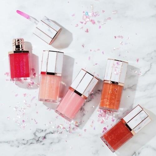 Wholesale Lip Gloss Makeup Lip Plumper Gloss Moisturizing Glitter Glossy Lip Glaze Liquid Lipstick Private Label Cosmetics