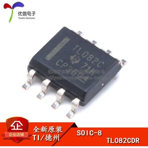 Genuine original patch TL082CDR SOIC-8 single-chip operational amplifier