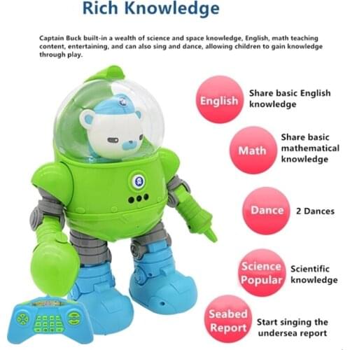 Gesture Sensing Smart Programmaing RC Robot Voice Control lnteraction Enlightenment Popular Science Early Education Kid RC Toys