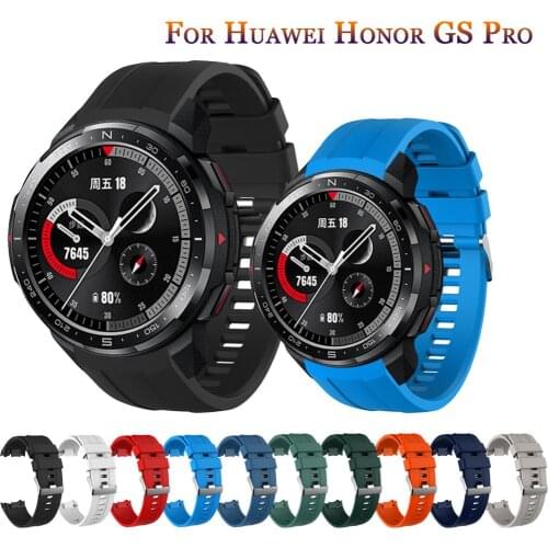 Strap For Huawei Honor GS Pro Silicone Fashion Sport Replacement Watch Wrist Band For Honor GS Pro Strap Adjustable Watchbands