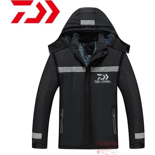 DAIWA Fishing Clothing Winter Fishing Jackets Waterproof Windproof Outdoor Fishing Shirts Men Outdoor Mountaineering Clothing