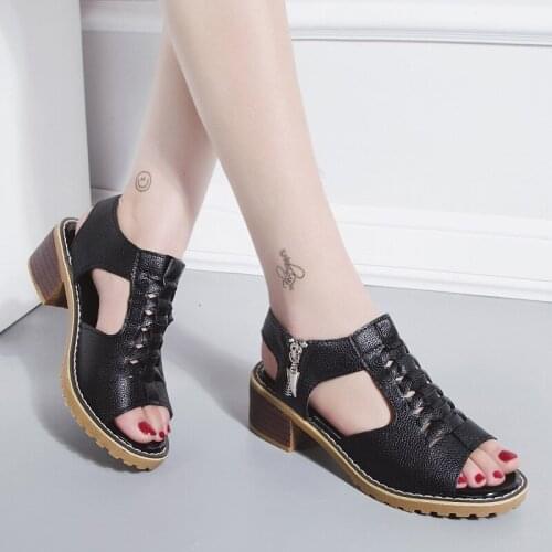 2021 summer new sexy fashion womens sandals PU Leather Sexy Open Toe High Heels Sandals Ladies Casual Non-slip Back Beach Shoes