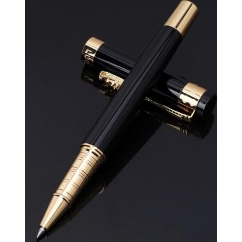 0.5mm Metal Rollerball Pen Roller Ball Ballpoint Pens Business Office Stationery