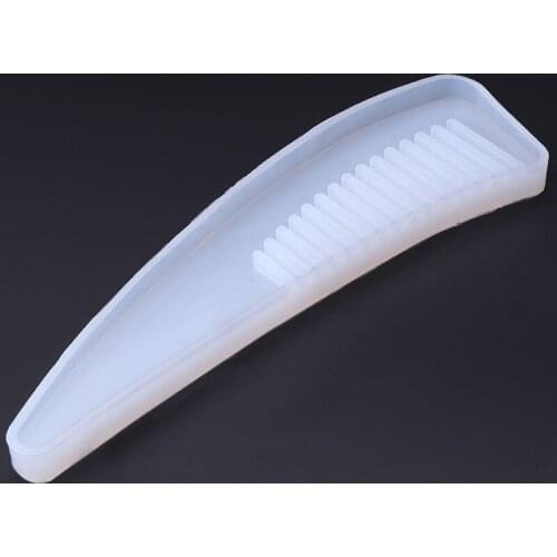 97QE Silicone Mold DIY Jewelry Comb Making Decorative Craft Handmade Epoxy Resin Tool