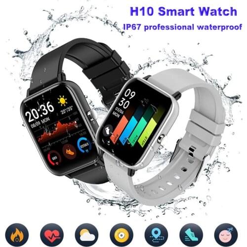 2021 Full Touch Screen Smart Watch Bluetooth Call Heart Rate Blood Pressure Color Screen Sports P8 Smart Watch for IOS Android